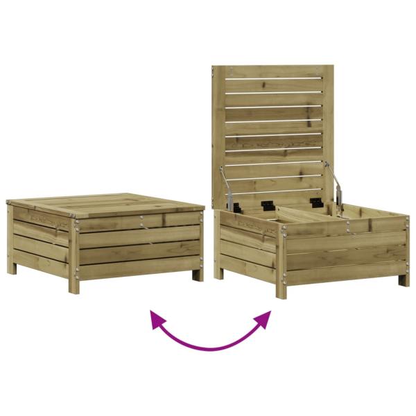 6-tlg. Garten-Lounge-Set mit Kissen Imprägniertes Kiefernholz