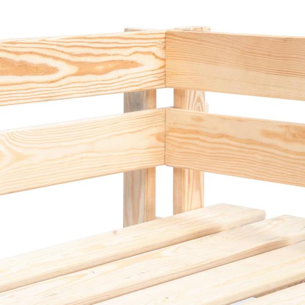 Outdoor-Ecksofa Paletten Kiefernholz Imprägniert