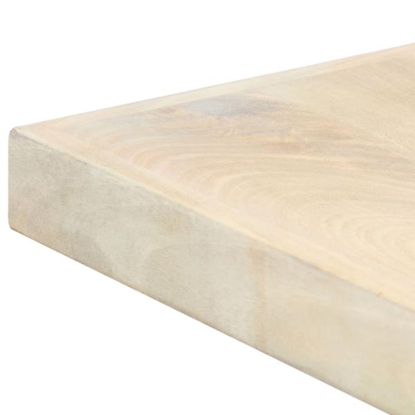 Esstisch Weiß 160x80x75 cm Massivholz Mango