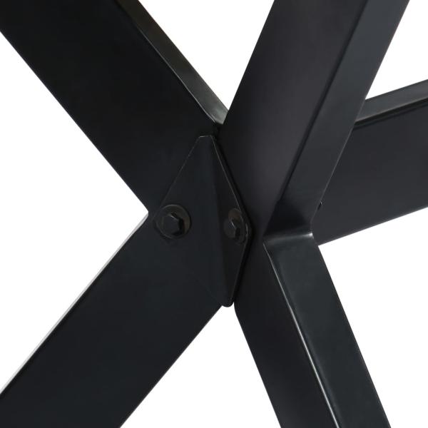 Esstisch Weiß 160x80x75 cm Massivholz Mango