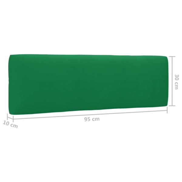 4-tlg. Paletten-Lounge-Set mit Kissen Imprägniertes Kiefernholz
