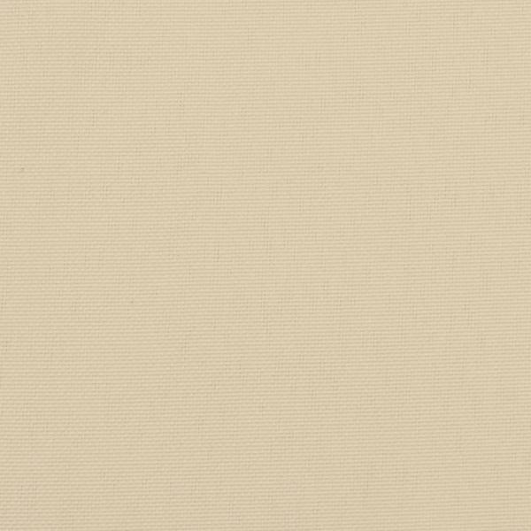 Palettenkissen Beige 60x40x12 cm Stoff