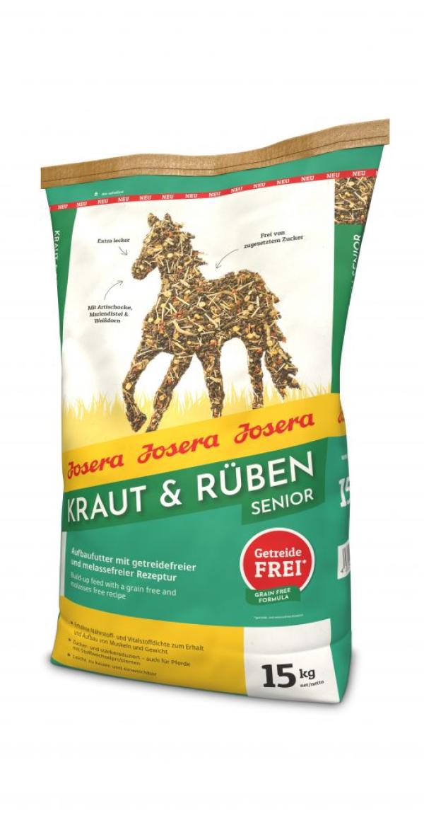 ARDEBO.de Josera Pferd Kraut & Rüben Senior 15 kg