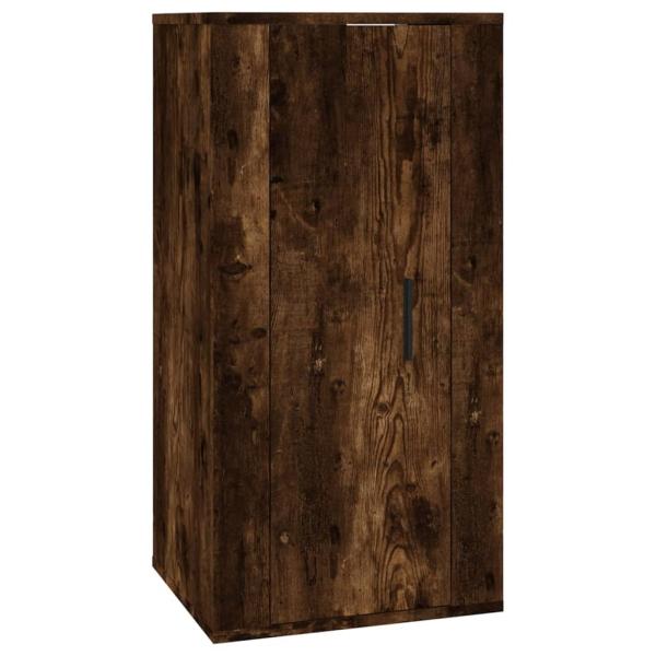 ARDEBO.de - 5-tlg. TV-Schrank-Set Räuchereiche Holzwerkstoff
