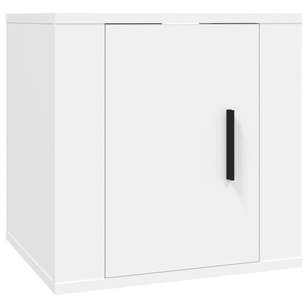 7-tlg. TV-Schrank-Set Weiß Holzwerkstoff