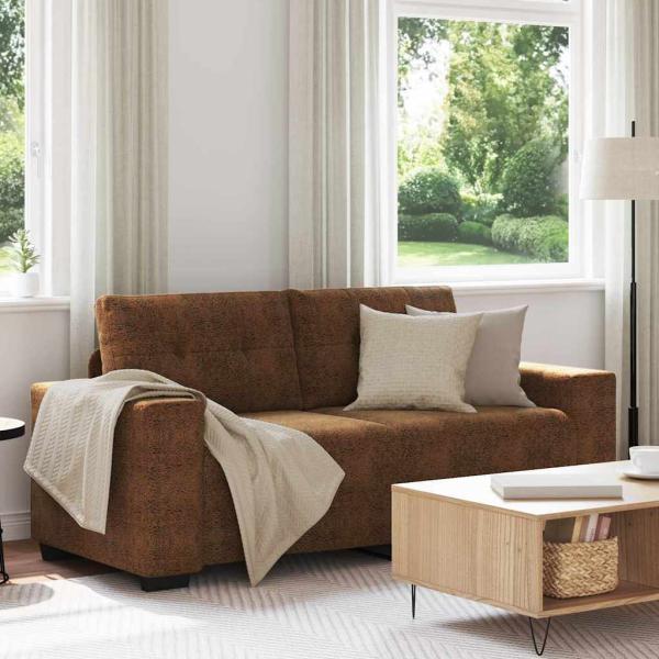 ARDEBO.de - Dunkelbraun Polyester, Holz Standard Bietet Platz für viele