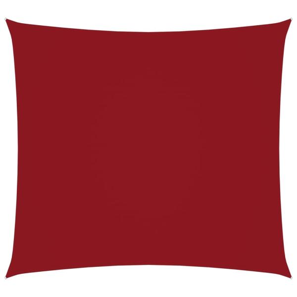 Sonnensegel Oxford-Gewebe Quadratisch 3x3 m Rot