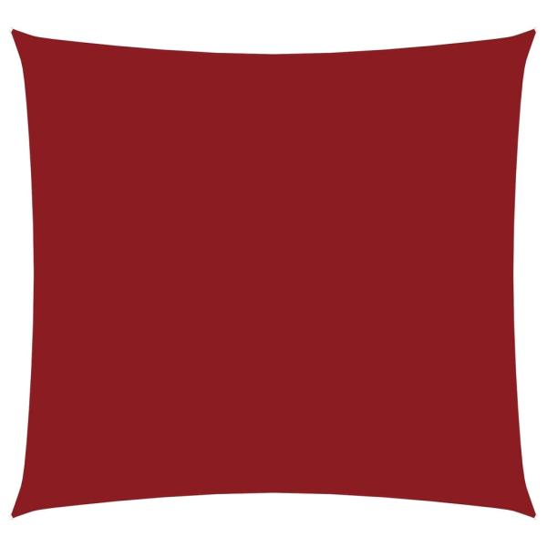 Sonnensegel Oxford-Gewebe Quadratisch 3x3 m Rot