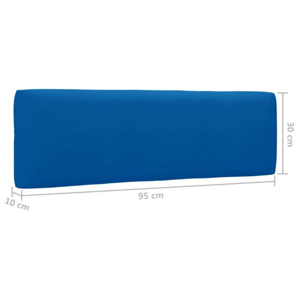 4-tlg. Paletten-Lounge-Set mit Kissen Imprägniertes Kiefernholz