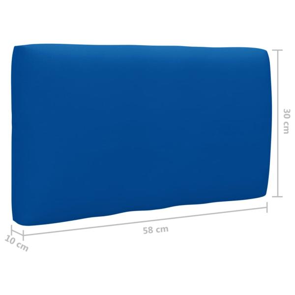 4-tlg. Paletten-Lounge-Set mit Kissen Imprägniertes Kiefernholz