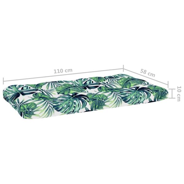 6-tlg. Paletten-Lounge-Set mit Kissen Imprägniertes Kiefernholz