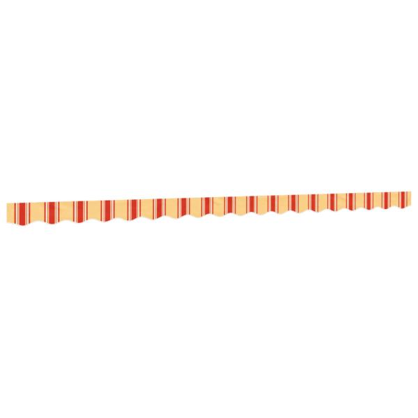 Markisenvolant Gelb und Orange Gestreift 4,5 m