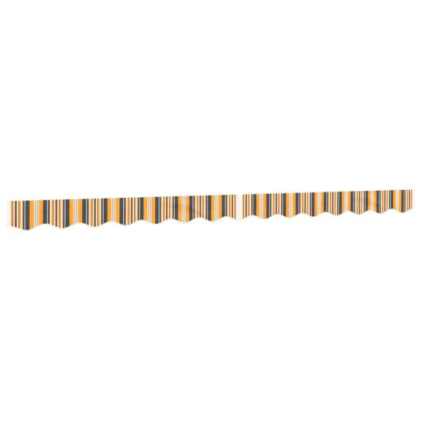 Markisenvolant Gelb und Grau Gestreift 3,5 m