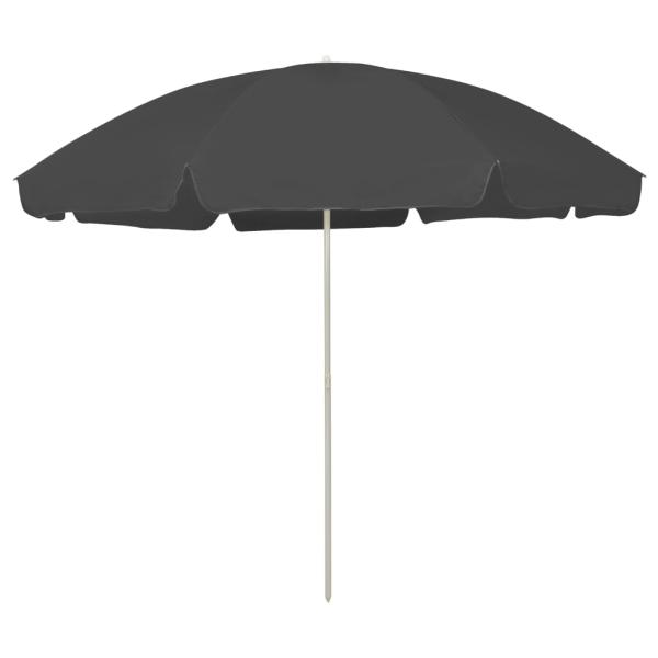 ARDEBO.de - Strandschirm Anthrazit 300 cm