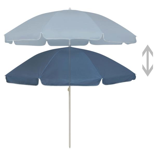 Strandschirm Blau 240 cm