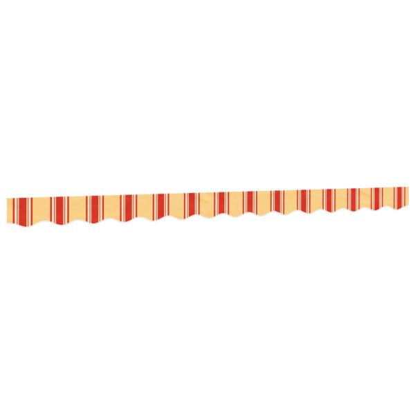 Markisenvolant Gelb und Orange Gestreift 3,5 m