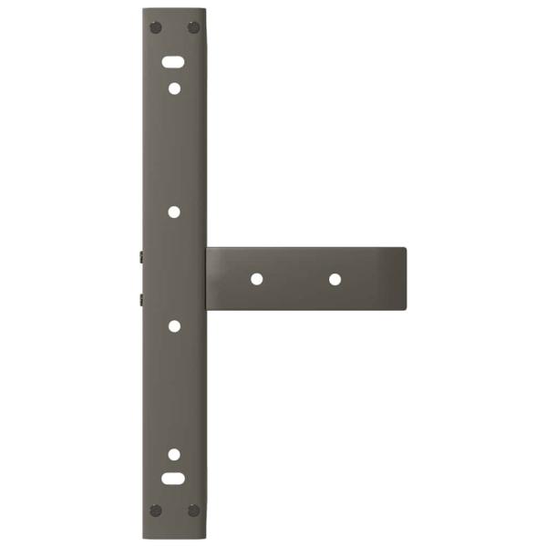 Couchtischbeine T-Form 2 Stk. Naturstahl 40x25x(30-31) cm Stahl