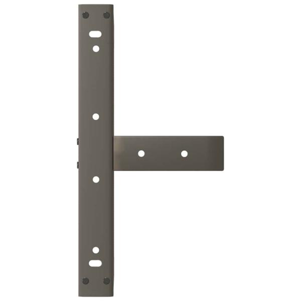 Couchtischbeine T-Form 2 Stk. Naturstahl 50x25x(30-31) cm Stahl