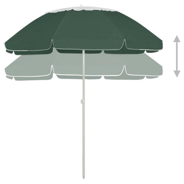 Strandschirm Grün 300 cm