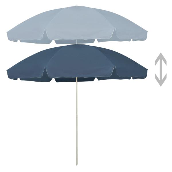 Strandschirm Blau 300 cm
