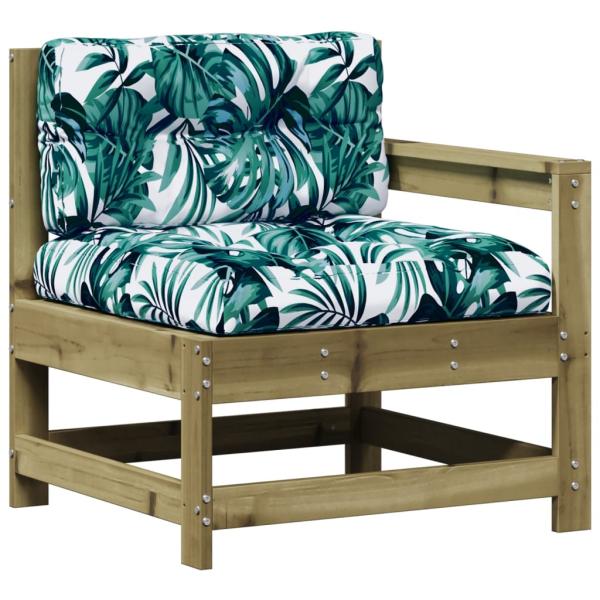 5-tlg. Garten-Lounge-Set mit Kissen Imprägniertes Kiefernholz