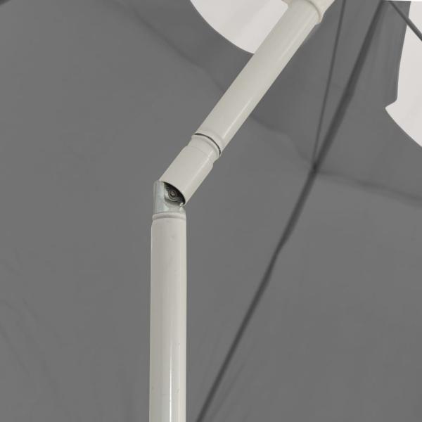 Strandschirm Anthrazit 300 cm