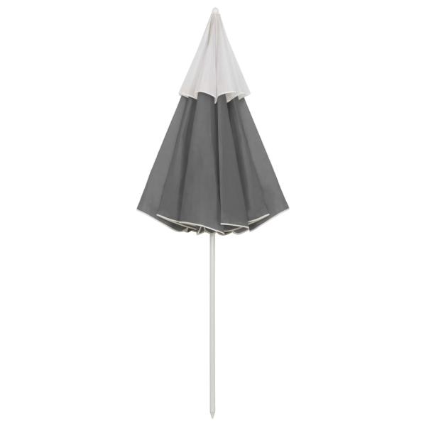 Strandschirm Anthrazit 300 cm