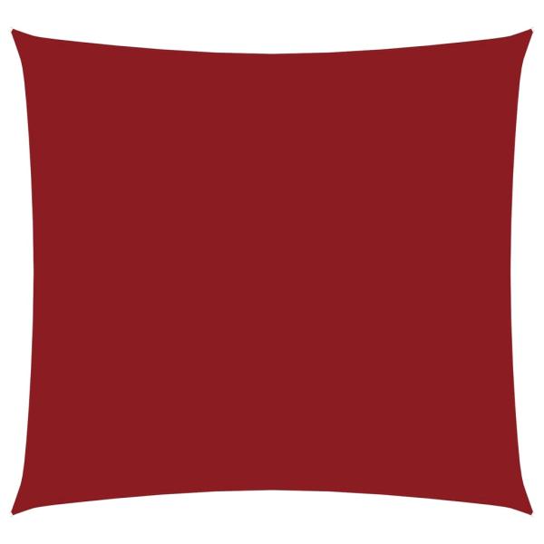 Sonnensegel Oxford-Gewebe Quadratisch 5x5 m Rot