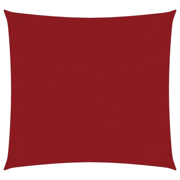 Sonnensegel Oxford-Gewebe Quadratisch 4x4 m Rot