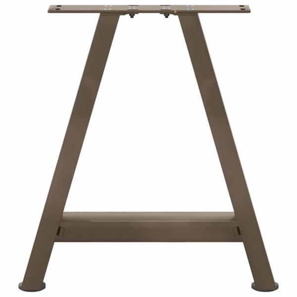 Couchtischbeine A-Form 2 Stk. 50x(42-43) cm Stahl