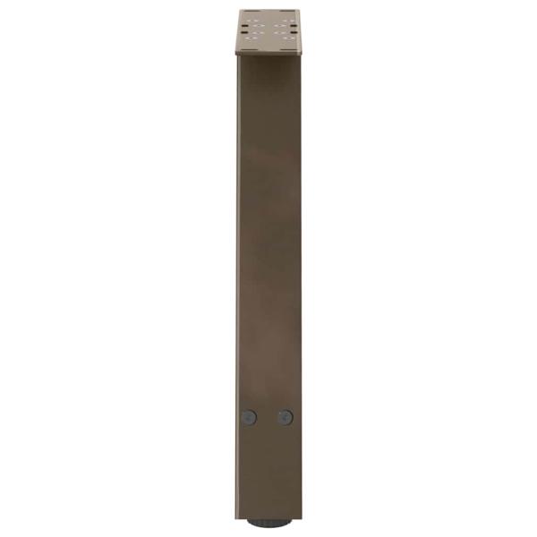 Couchtischbeine A-Form 2 Stk. 50x(42-43) cm Stahl