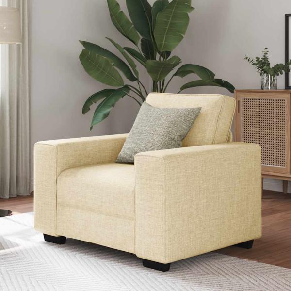 ARDEBO.de - Sessel Creme 60 cm Stoff