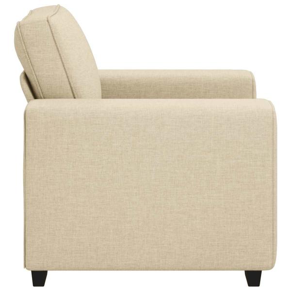 Sessel Creme 60 cm Stoff