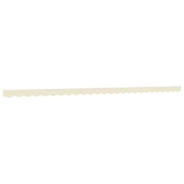 Markisenvolant Creme Gestreift 6 m