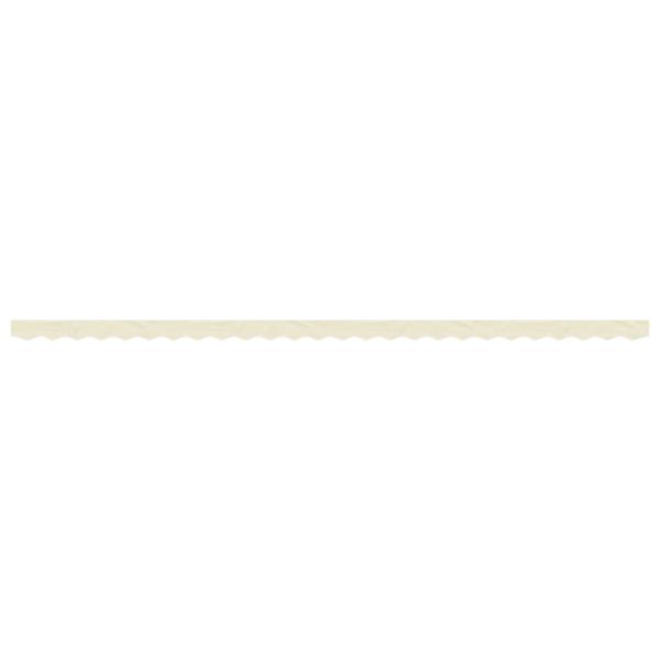 Markisenvolant Creme Gestreift 6 m