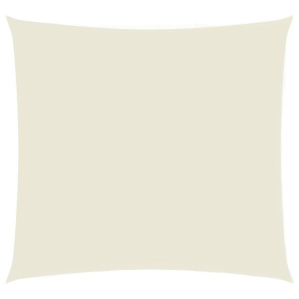 Sonnensegel Oxford-Gewebe Quadratisch 5x5 m Creme