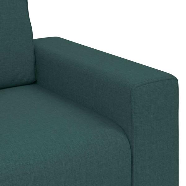 2-Sitzer-Sofa Dunkelgrün 120 cm Stoff