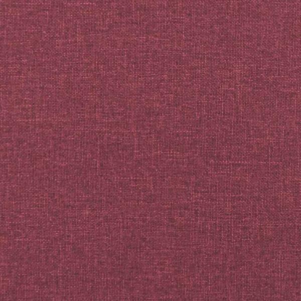 2-tlg. Sofagarnitur mit Kissen Weinrot Stoff