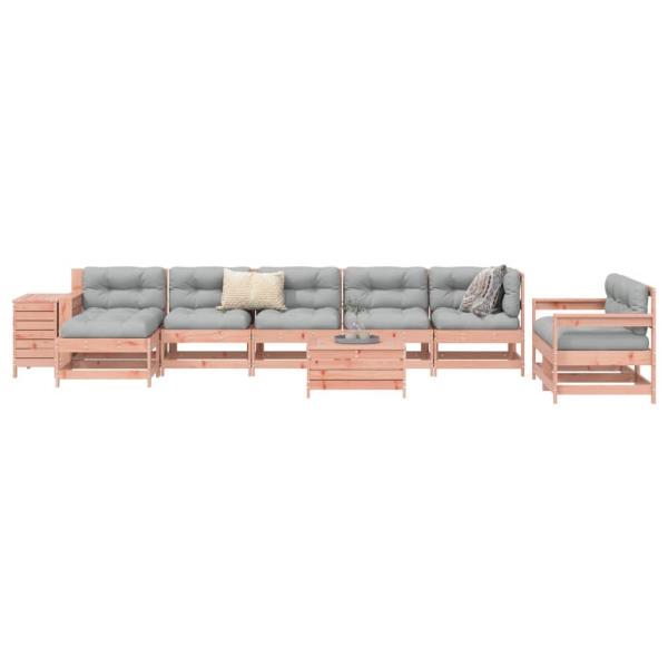 ARDEBO.de - 10-tlg. Garten-Sofagarnitur Massivholz Douglasie