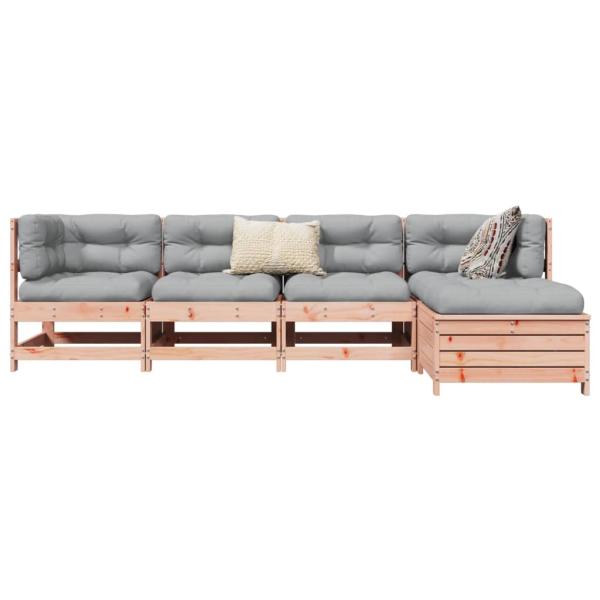 ARDEBO.de - 5-tlg. Garten-Sofagarnitur Massivholz Douglasie
