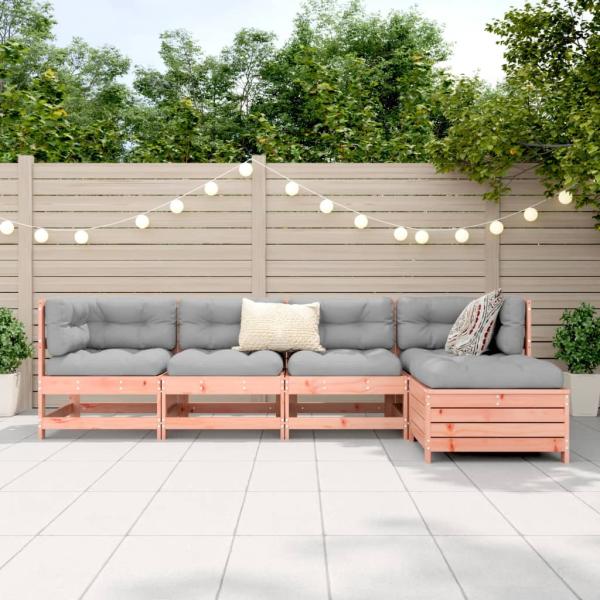 5-tlg. Garten-Sofagarnitur Massivholz Douglasie