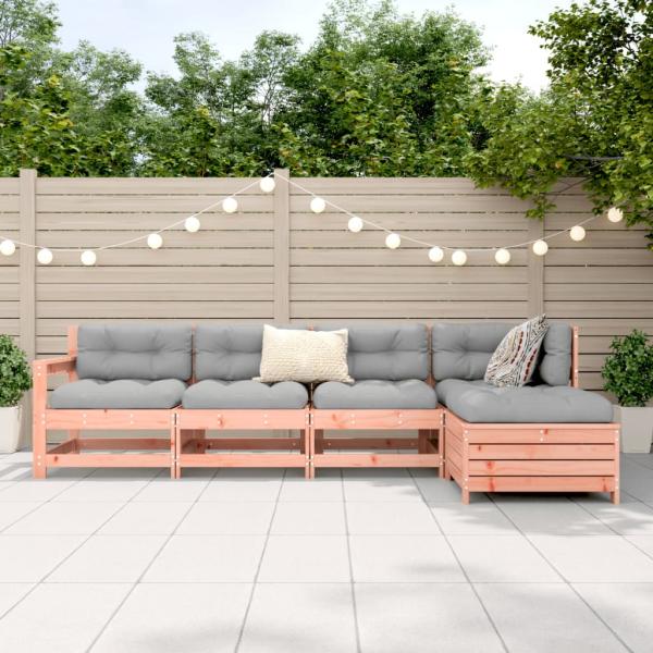 5-tlg. Garten-Sofagarnitur Massivholz Douglasie