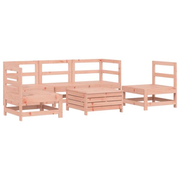 6-tlg. Garten-Sofagarnitur Massivholz Douglasie