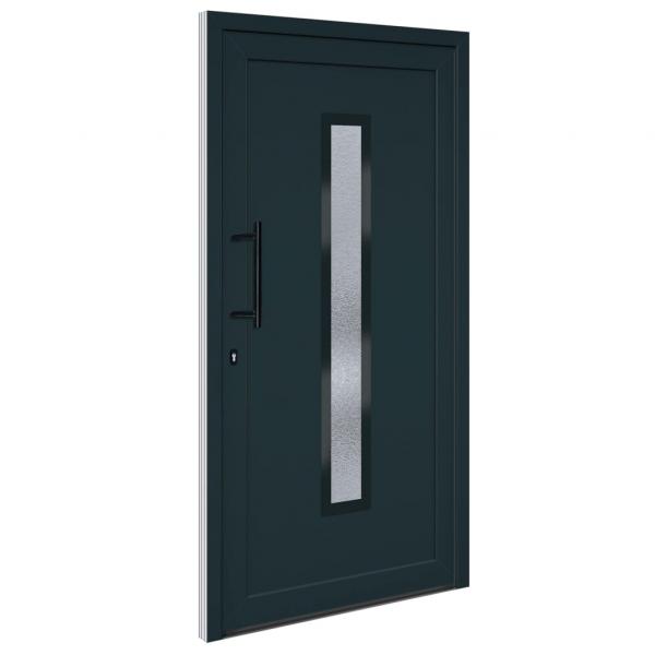 Haustür Anthrazit 108x208 cm PVC