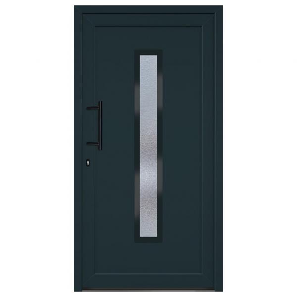 Haustür Anthrazit 108x208 cm PVC