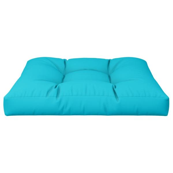 Palettenkissen Türkis 70x70x12 cm Stoff