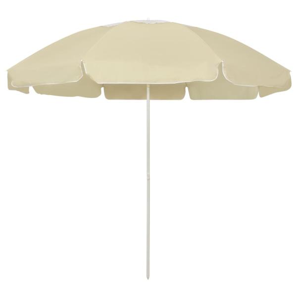ARDEBO.de - Strandschirm Sandgelb 240 cm