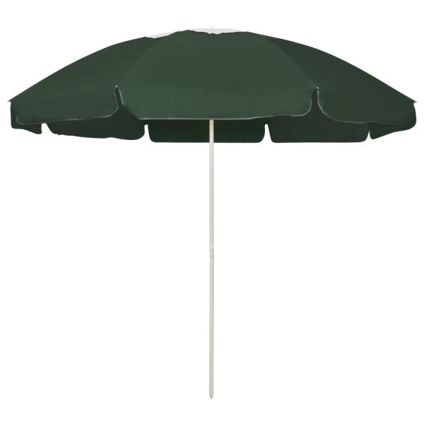 ARDEBO.de - Strandschirm Grün 240 cm