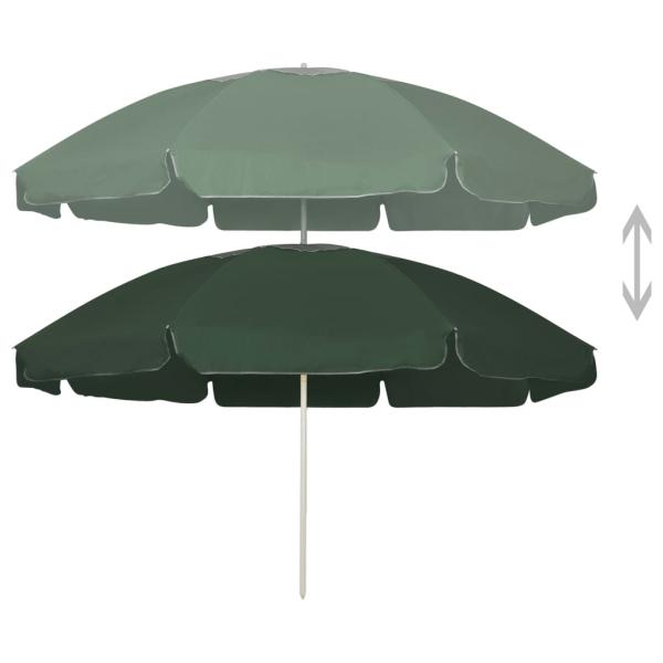 Strandschirm Grün 240 cm