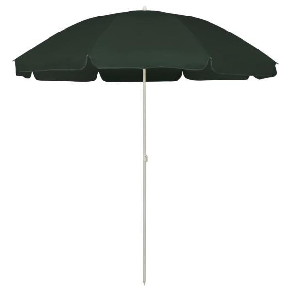ARDEBO.de - Strandschirm Grün 240 cm